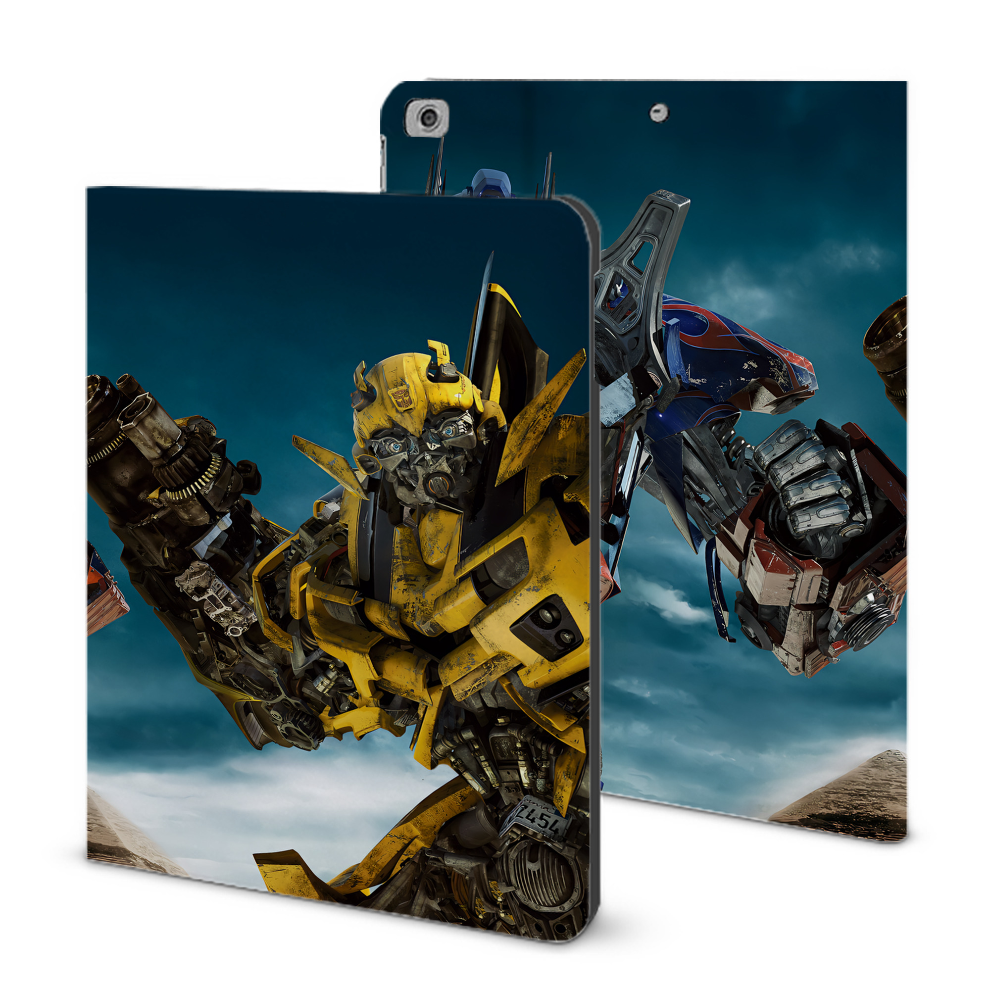 （画像用） Transformers トランスフォーマー IPad ケース ブック型 PUレザー TPU 耐衝撃 軽量 薄型 ペン収納なし 全面保護 IPad 各モデル対応